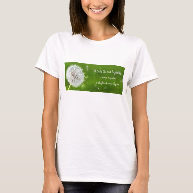 Un cambio leve de la camiseta de la mujer del plan (Anverso)