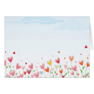 Un campo de corazones