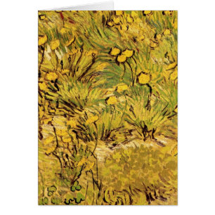 Un campo de flores amarillas por Vincent van Gogh