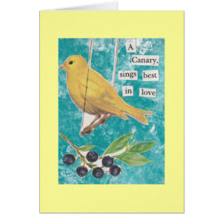 Un canario, canta mejor en amor