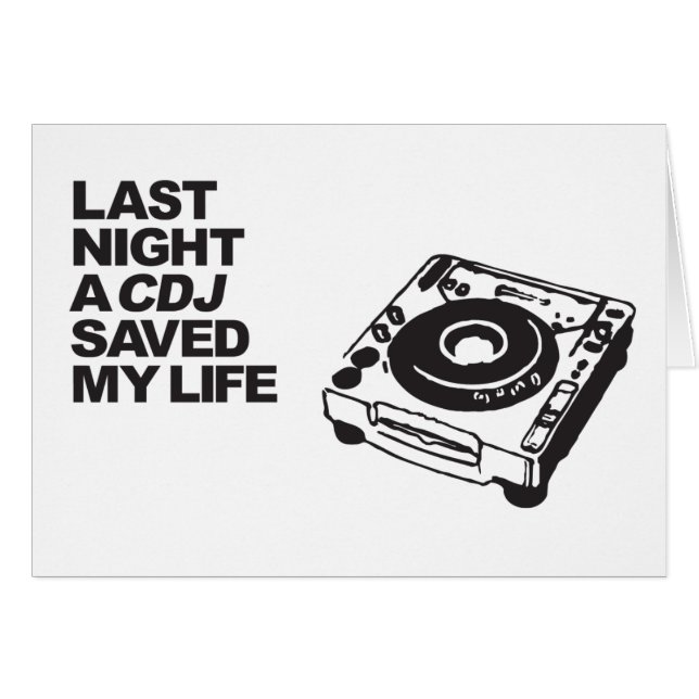 Un CDJ ahorró anoche mi vida (Anverso (Horizontal))