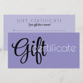Un certificado de regalo para tus ideas - Tipograf
