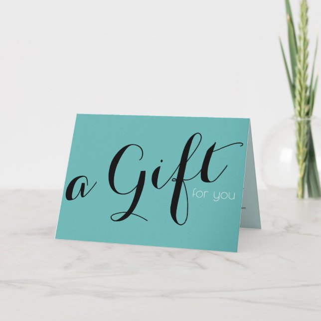 Un certificado de regalo para tus ideas - Tipograf (Anverso)