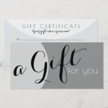 Un certificado de regalo para tus ideas - Tipograf