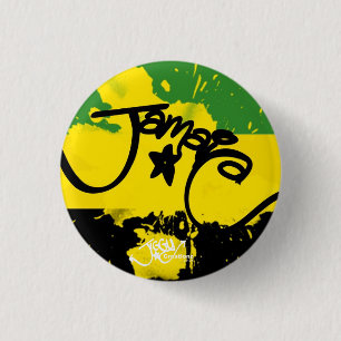 ¡Un chapoteo de Jamaica! Pequeño Pin del botón