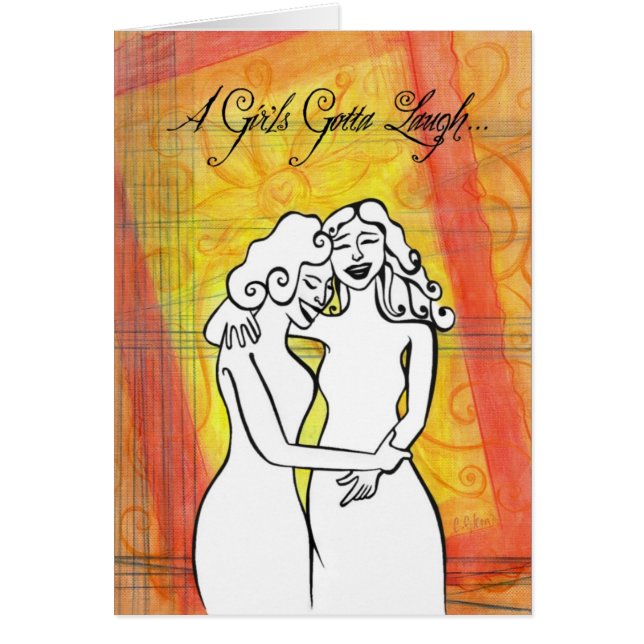 Un chica consiguió reír (Frente)