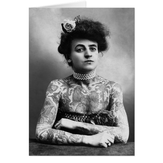 Un Chica fresco, tarjeta de la amistad