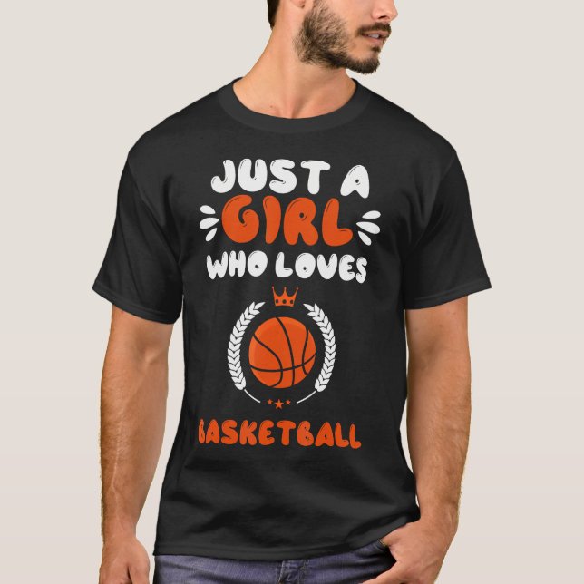 Un Chica que ama la camiseta de básquetbol (Anverso)