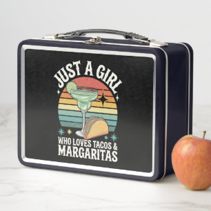 Un Chica Que Ama Tacos Y Margarita Mexicana
