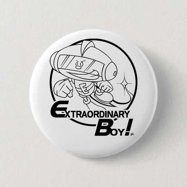 ¡Un chico extraordinario! botón (Anverso)
