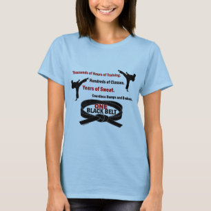 UN cinturón negro 1 CAMISETAS KARATE y APARIENCIA