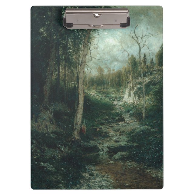 Un claro antiguo (1881) - Portapapeles (Anverso)