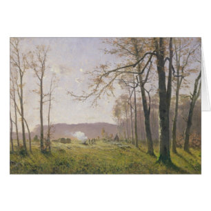 Un claro en una madera otoñal, 1890