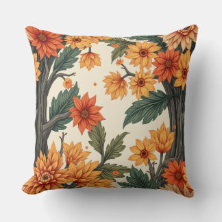 Un cojín acogedor con aires de otoño.
