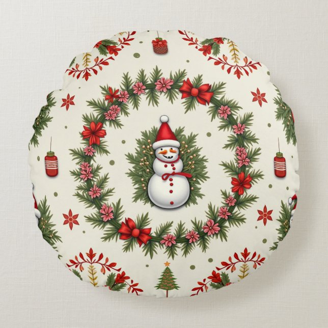 Un cojín para los Navidades (Anverso)