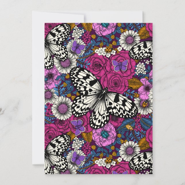 Un colorido jardín II (Anverso)