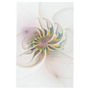 Un colorido ornamento fractal. Resumen Arte de flo