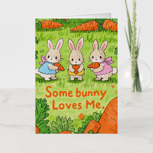 Un conejo de Pascua me ama