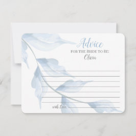 Un consejo azul oscuro para la novia