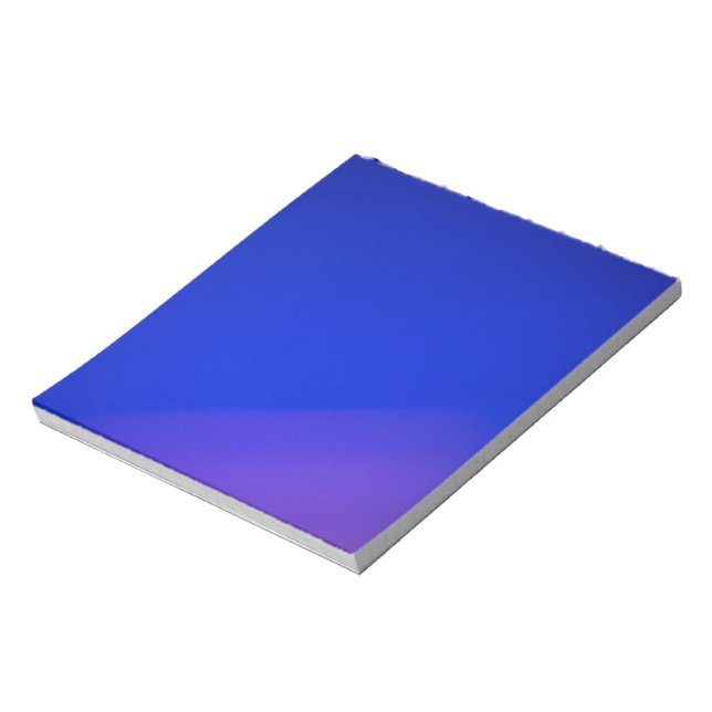 Un cuaderno con gradiente azul elegante y brillant (Lado Izquierdo)