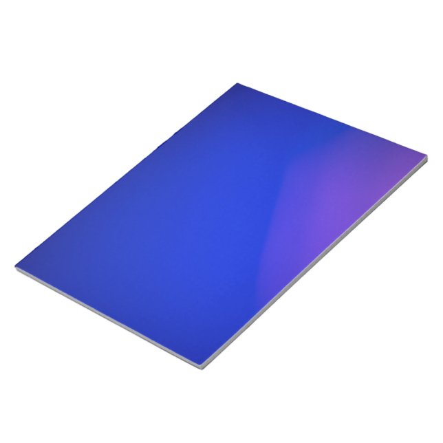 Un cuaderno con gradiente azul elegante y brillant (Lado Derecho)