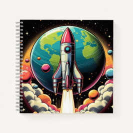 ¡Un cuaderno de cohetes!