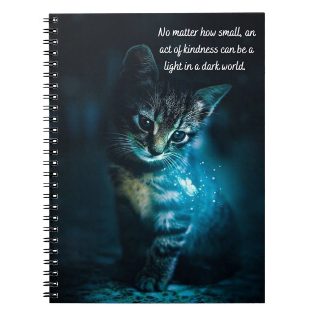 Un cuaderno de diseño de gatitos de gentileza. (Frente)