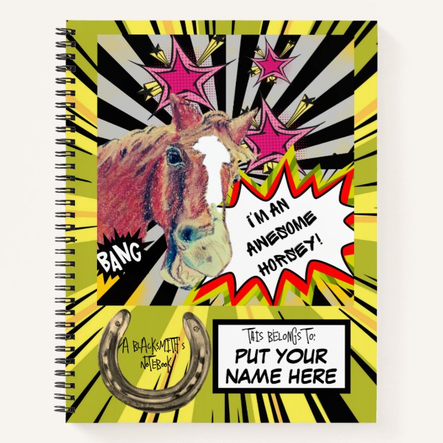 un cuaderno de farrier/ herrero (Anverso)