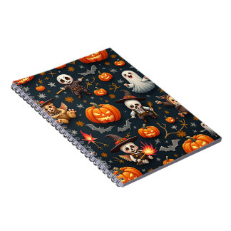 un cuaderno de Halloween