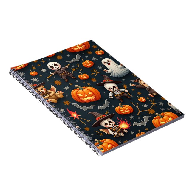 un cuaderno de Halloween (Lado Derecho)