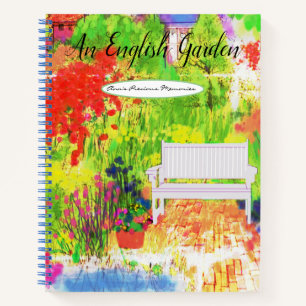 Un cuaderno de jardín inglés por artista