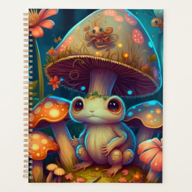 Un cuaderno de ranas de hongos mágicos (Anverso)
