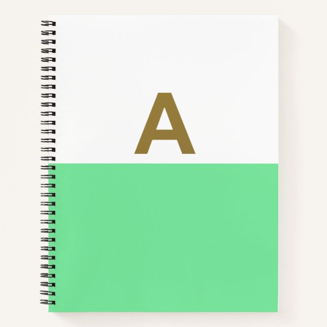 Un cuaderno inicial dorado (Anverso)