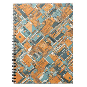 Un Cuaderno Moderno Con Arte Geométrico Resumen