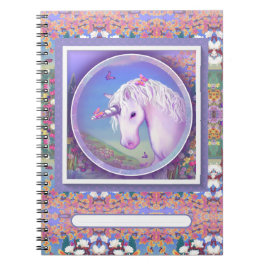 Un cuaderno paradisíaco morado