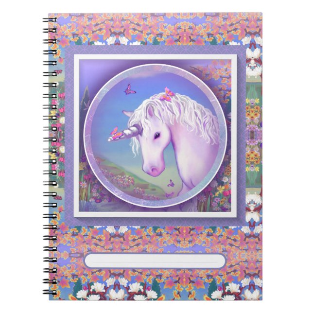 Un cuaderno paradisíaco morado (Frente)