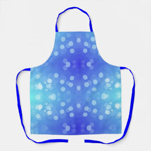 Un delantal vibrante con un gradiente azul y aqua