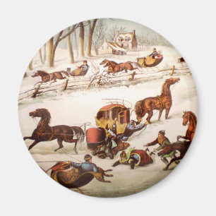 Un derrame en el imán de la nieve