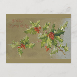 Un deseo de Navidad a la antigua - Tarjeta postal 