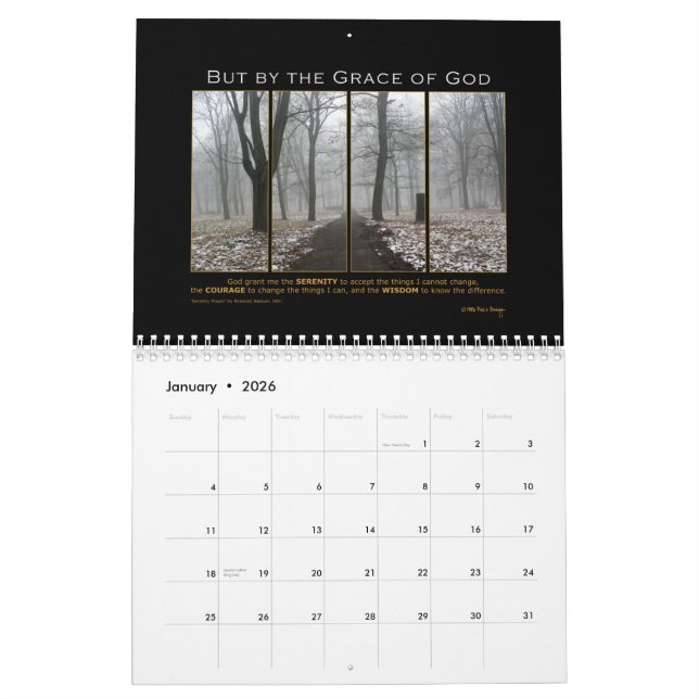 Un día a la vez hace calendarios (Jan 2026)