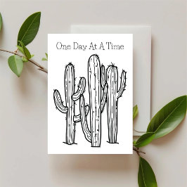 Un Día a la Vez – Tarjeta de Ánimo Desert Ink