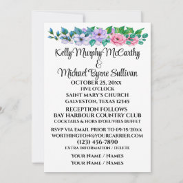 Un Día Agradable Para Un Boda - Invitación