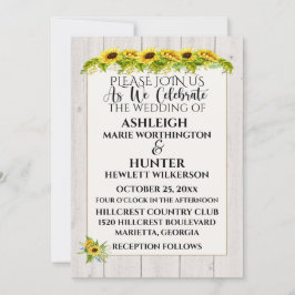 Un Día Agradable Para Un Boda - Invitación