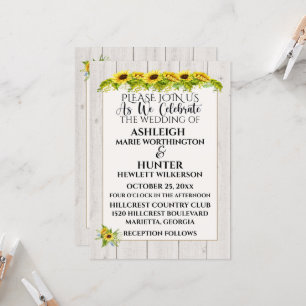 Un Día Agradable Para Un Boda - Invitación