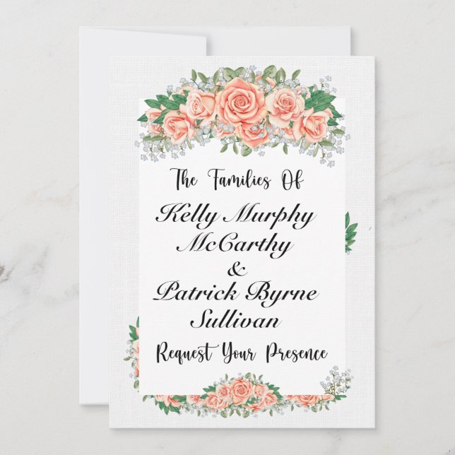 Un Día Agradable Para Una Invitación A La Boda (Anverso)