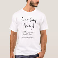 Un día antes, Boda ensayó la camiseta de la cena