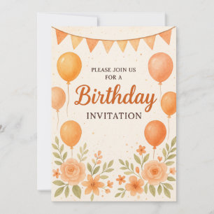 Un día de alegría y hermandad Invitación al cumple