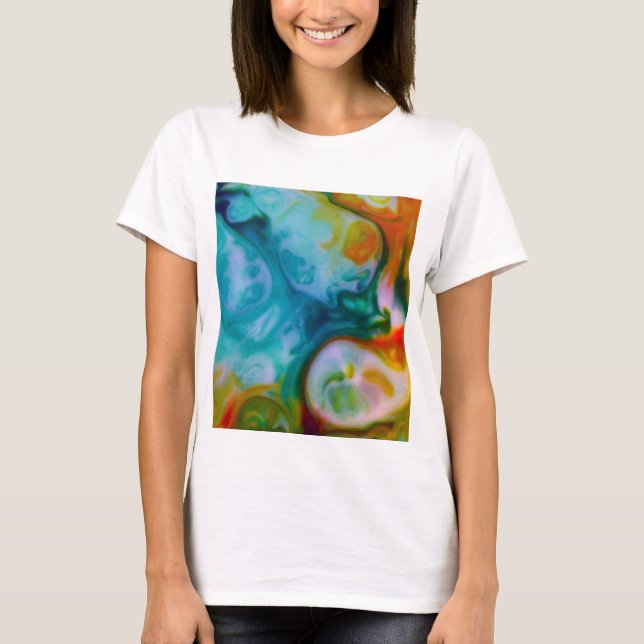 "Un día en camiseta básica de la playa" (Anverso)