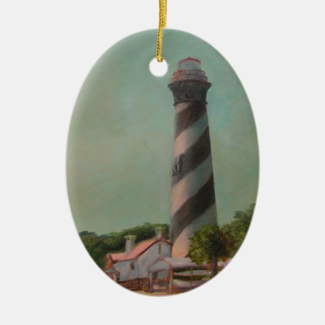 UN DÍA EN el ornamento del FARO de ST AUGUSTINE (Frente)