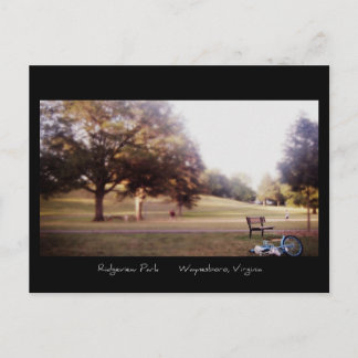 Un día en el parque - postal